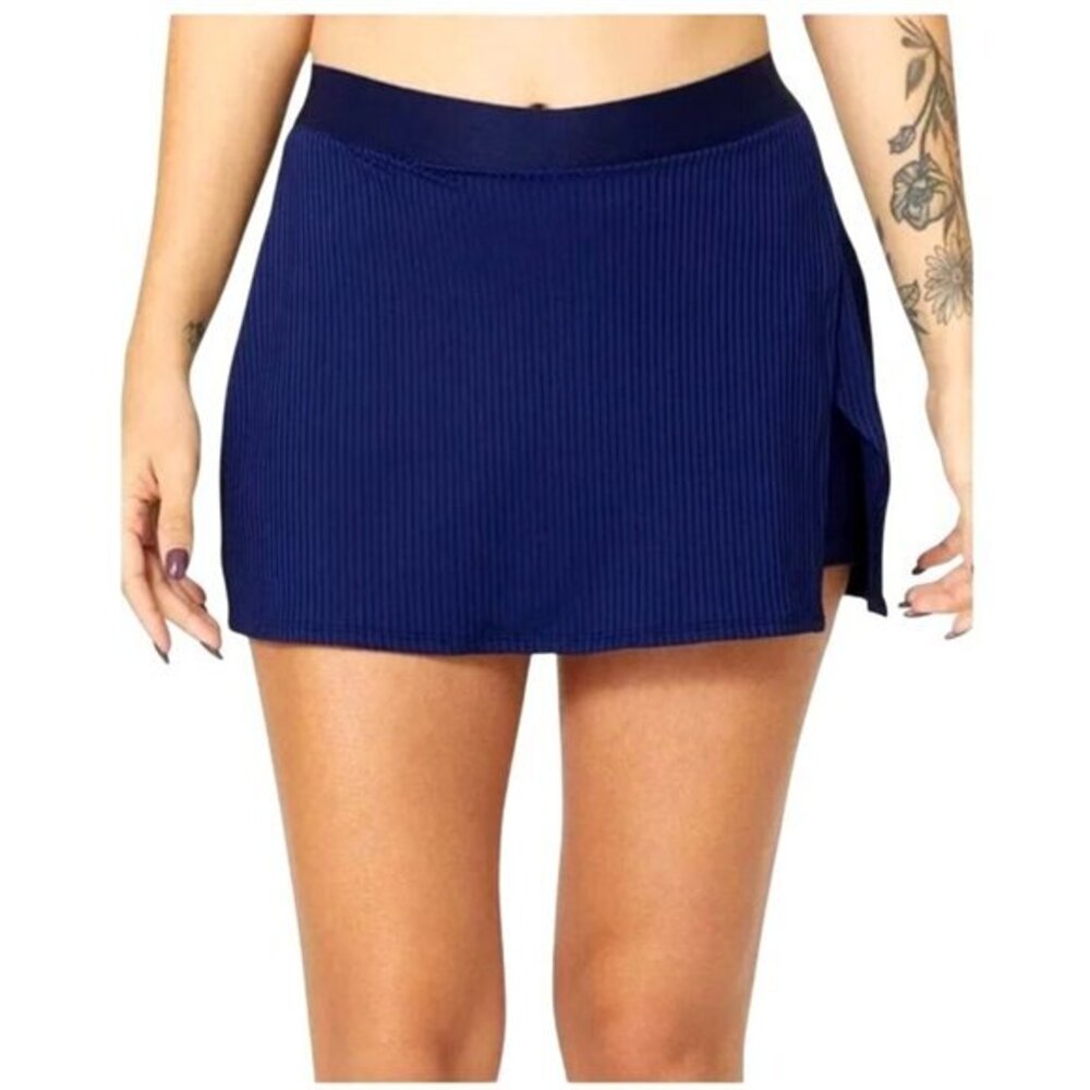 Eleven By Venus Williams Womens Cant Stop Wont Stop Skirt XL Admiral Navy Tennis